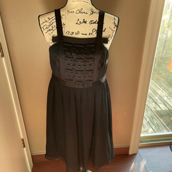 leon max limited edition silk dress Leon Max Limited Edition Black Black Tie Evening Gown Size 6